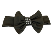Embellished Elastic Headband Olive
